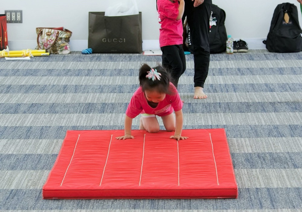 未就園児のマット運動