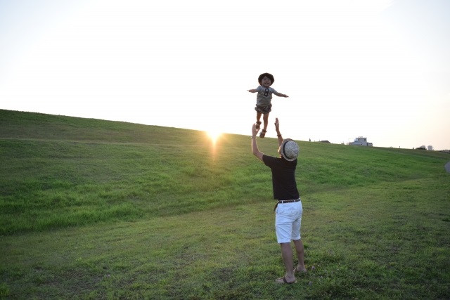 赤ちゃんとパパ
