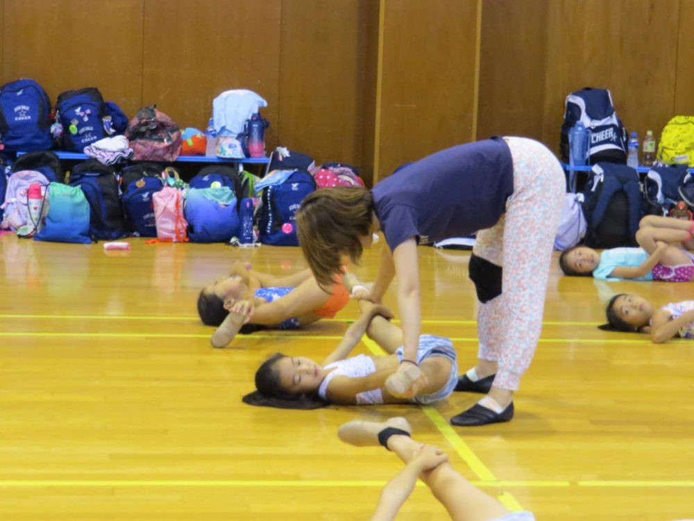 SummerCampのストレッチ